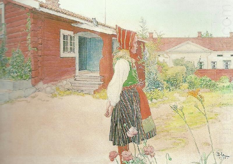 Carl Larsson falugarden-garden fran falun china oil painting image